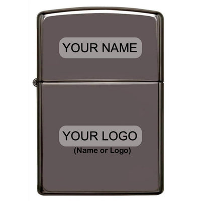 Zippo Black Ice Lighter in India, Personalised Zippo Lighter, Name Engraving on your Zippo In India