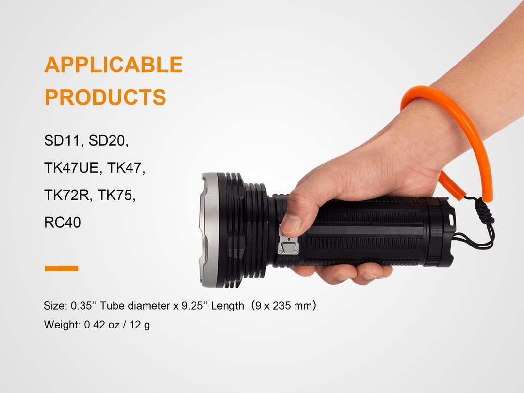 Fenix ALL-01 Soft Flashlight Lanyard for Heavy/Large Fenix