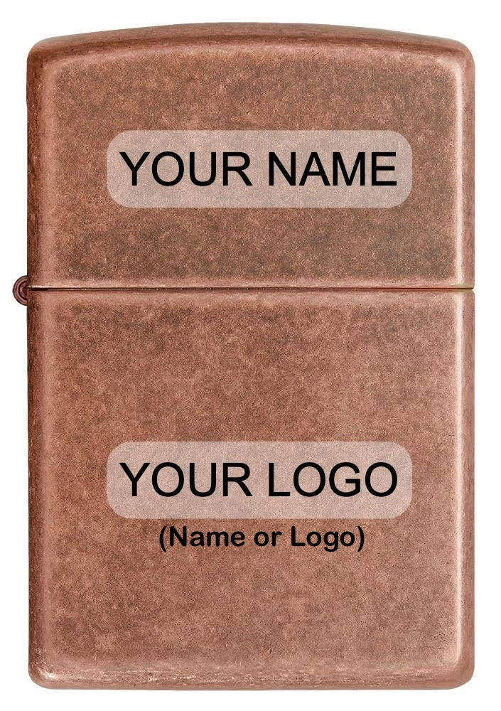 Zippo Classic Antique Copper Lighter in India, Personalised Zippo Lighter, Name Engraving on your Zippo In India