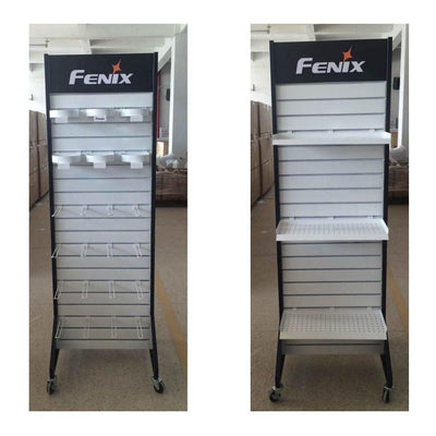 Fenix Portable Display Stand, Showcase of Fenix Flashlights, Headlamps, Camping lights, Bike Lights for Dealers at retail stores in India