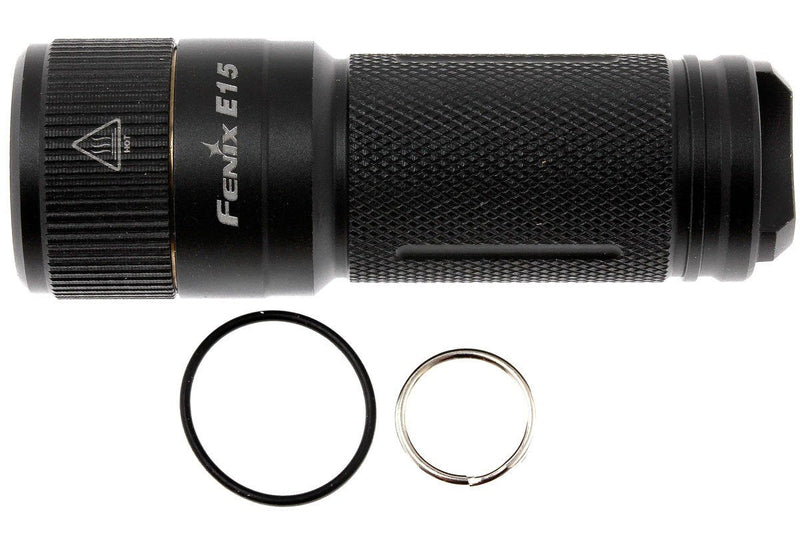 Fenix E15 LED Flashlight, Buy Fenix E15 Compact Powerful Torch, Keychain Light in India Rechargeable LED Torch in India, 450 Lumens High Power Light