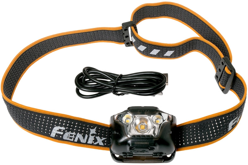 Fenix HL18R USB Rechargeable LED Headlamp in India, 400 Lumens Compact Light weight and versatile headlamp for outdoors