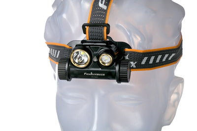 Fenix HM65R 1400 Lumens White & Neutral White LED Headlamp, Heavy Duty Work Powerful Helmet Mounted Headlamp