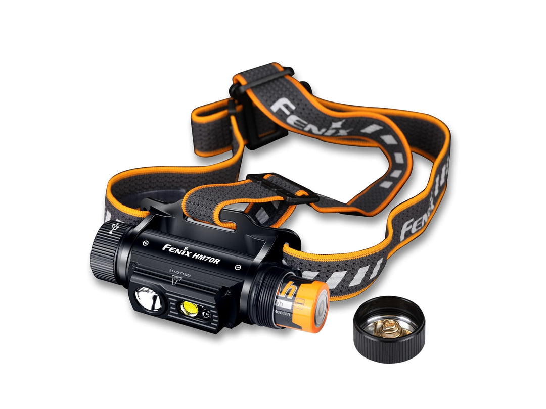 Fenix HM70R ヘッドランプ 1600ルーメン Fenix HM70R Rechargeable LED Headlamp | 1600Lumens with 3 LEDs