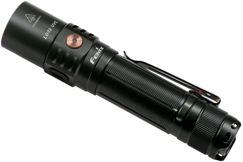 Fenix LD32 UVC LED Flashlight in India, Best UVC Torch Light for Disinfection. Portable UVC Rechargeable Light in India at LightMen