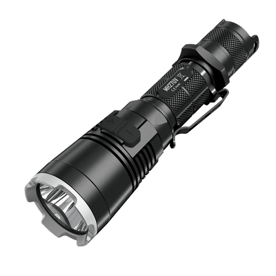 Nitecore MH27UV LED Flashlight, Powerful Tactical LED Torch, 1000 Lumens with Ultra Violet, White, Red and Blue LEDs, USB Rechargeable Flashlight, Signalling Far reaching Flashlight 