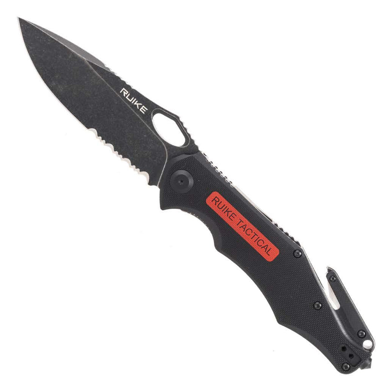 Ruike M195 premium pocket knife with razor sharp blade for outdoor adventures, Camping, safety, emergency and self defense.