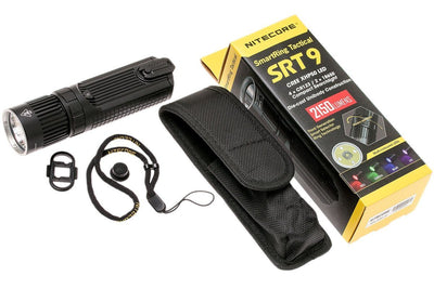 Nitecore Smartring Tactical SRT9 LED Flashlight, Multi LED Torch, Best for Outdoor, Camping, Photography, Search and Rescue Torch