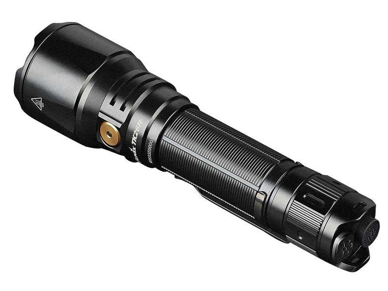 Fenix TK26R LED torch Light in India, Fenix TK26R Rechargeable Powerful Light with 3 LEDs, Tri-Color Torch White Red & Green, Long Range Flashlight for Outdoors, Jungles Hunting Treks 