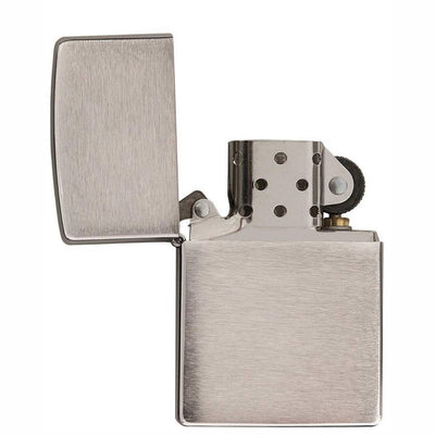 Zippo Classic Brushed Chrome Lighter, Premium Zippo Pocket Size Windproof Lighter, Zippo 200 Lighter, Zippo India