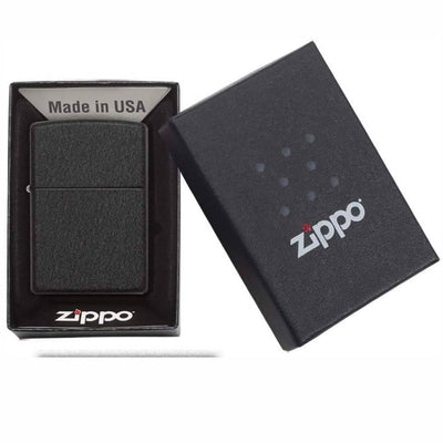 Premium Zippo Classic Black Crackle Lighter in India, Zippo 236 Lighter, Wind Proof Pocket Size Lighters Online, Best Pocket Size Best Lighter in India, Zippo India