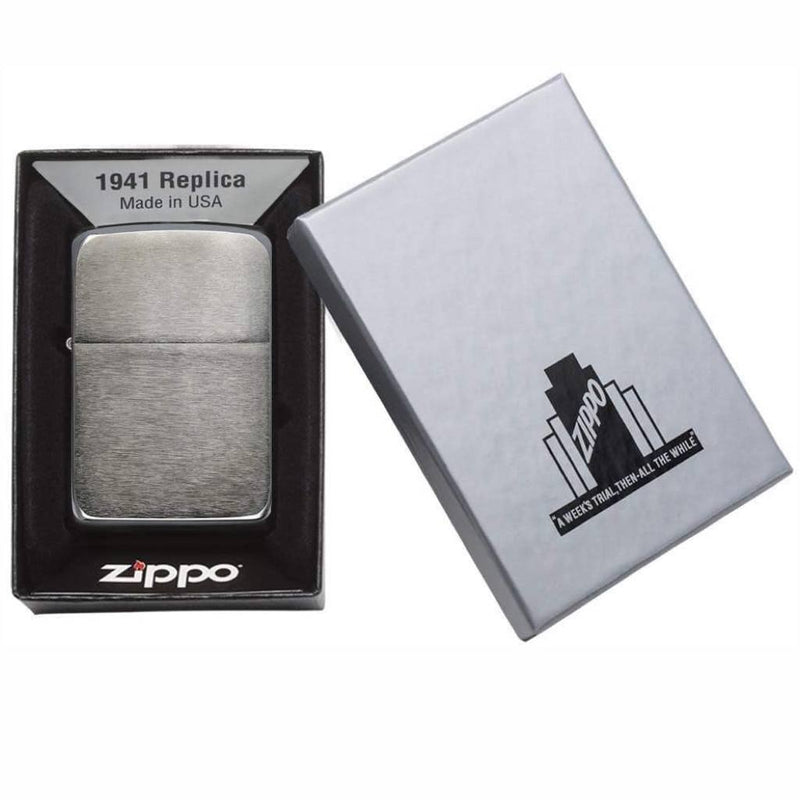 Zippo Black Brass Ice 1941 Replica Lighter in India, Zippo Lighters in India, Wind Proof Pocket Size Lighters Online, Zippo 24096 Replica Lighter