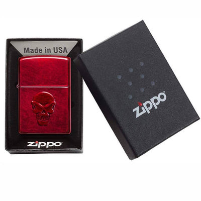 Zippo Doom Lighter in India, Zippo Candy Apple Red Lighter, Zippo 21186, Buy Best Seller Zippo Lighter Online in India 
