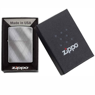 Zippo Classic Brass Diagonal Weave Lighter, Zippo 28182 Lighter, Pocket Size Best Windproof Lighter in India, Zippo India