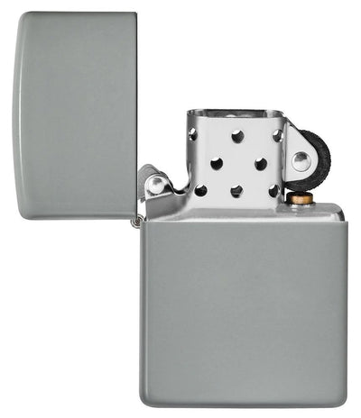 Zippo Classic Flat Grey Lighter 49452 in India, Premium Windproof Lighters in India