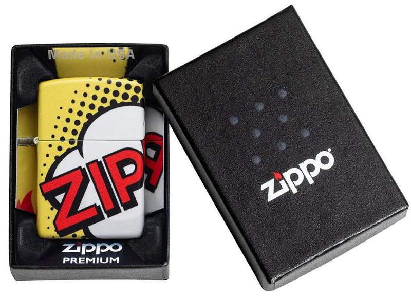 Zippo Pop Art Design now available in India Free custom laser engraving on authentic zippo