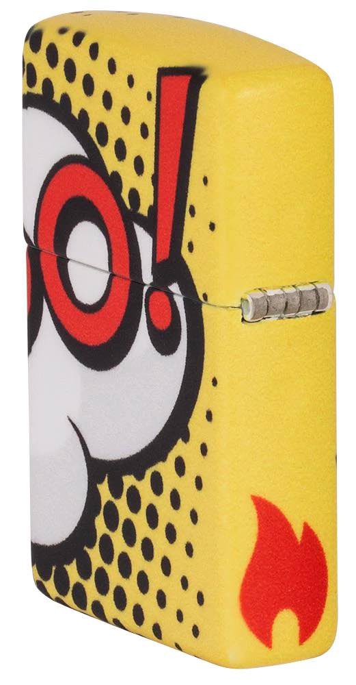 Zippo Pop Art Design now available in India Free personalized name & logo laser engraving on zippo