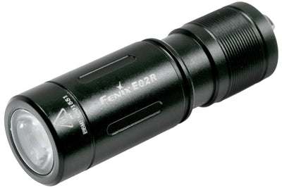 Fenix E02R LED Keychain Light, Compact Mini Keychain Torch, 200 Lumens EDC Rechargeable Small Torch, Thumb Size Powerful Torch Light for Outdoors