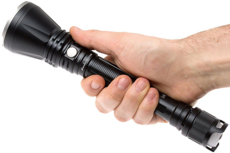 Fenix TK47UE, TK47 Ultimate Edition LED Flashlight, Extremely powerful CREE LED Torch in India, Rechargeable Flashlight for Outdoors, Security Tactical Flashlight, Long range Torch 1339ft., High performance Duty Searchlight