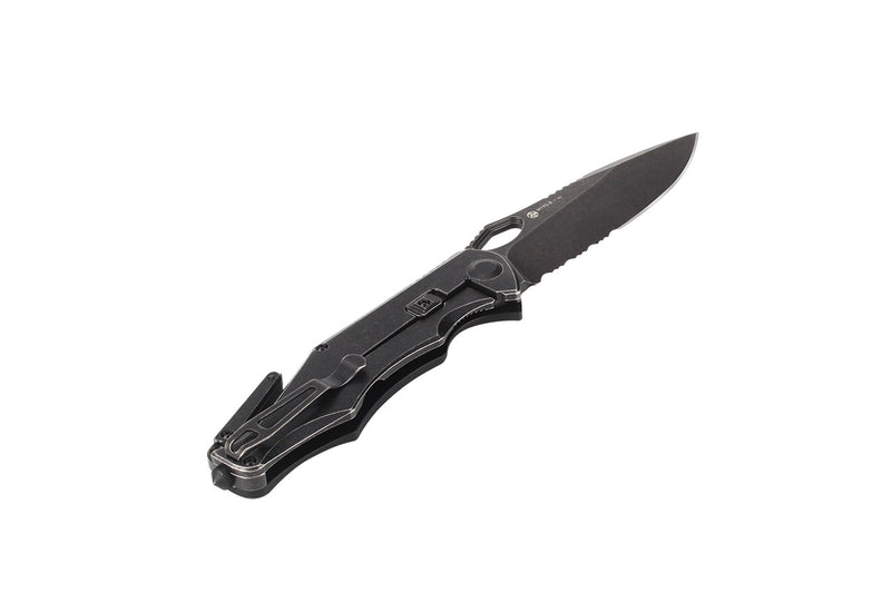 Ruike M195 premium pocket knife with razor sharp blade for outdoor adventures, Camping, safety, emergency and self defense. 
